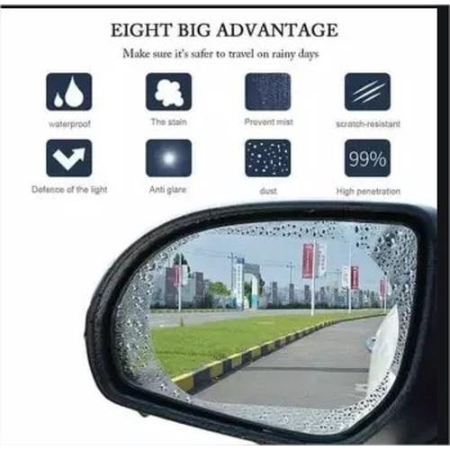 Foto Produk Tempelan Anti Fog Kaca Pelindung Spion Mobil Anti Air Hujan Antifog dari GADVENTIA Official Store