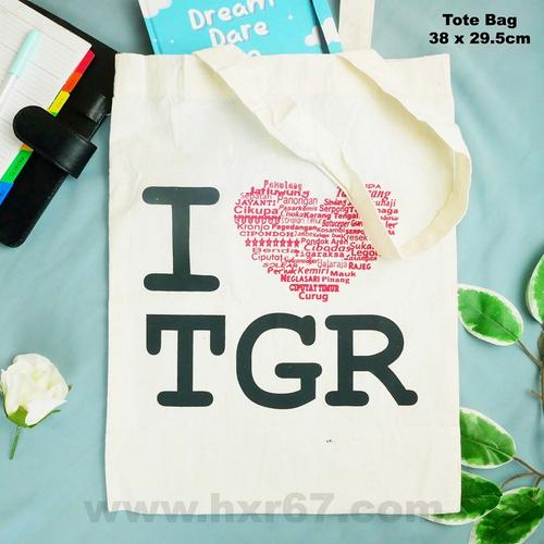 Foto Produk Souvenir Khas Tangerang Tas Kain Warna Putih dari HNR67