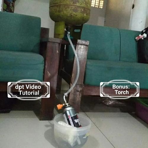 Foto Produk Termurah!!. . Alat refill isi ulang gas kaleng, praktis 3 menit aja! dari farteknikshop