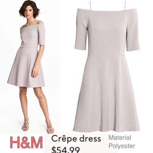 Jual H\u0026M Crepe Dress HNM Gaun Midi 