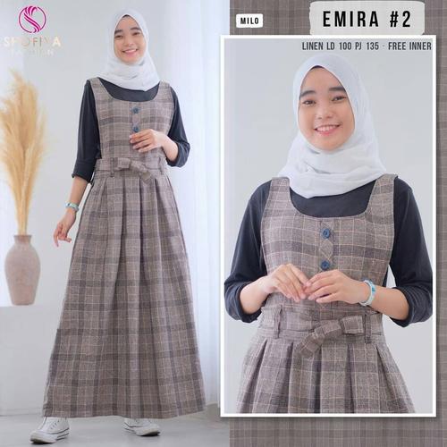 Foto Produk stelan overall wanita emira set fashion remaja masakini murah dari yuwikeolshop