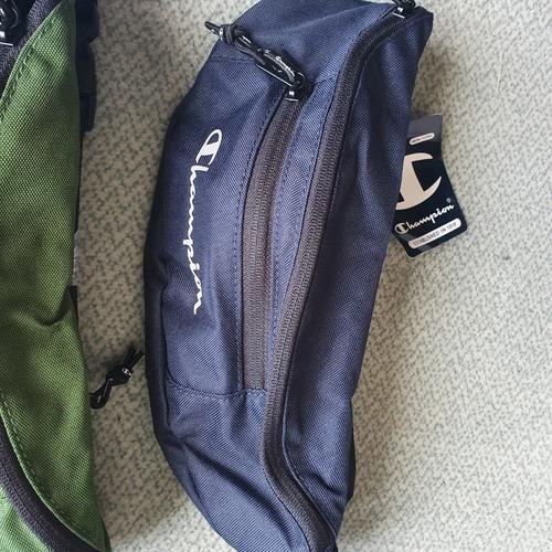 Foto Produk ORIGINAL CHAMPION WAIST BUM BAG TAS SLING PINGGANG WAISTBAG SELEMPANG - Biru dari Zia-gemstone