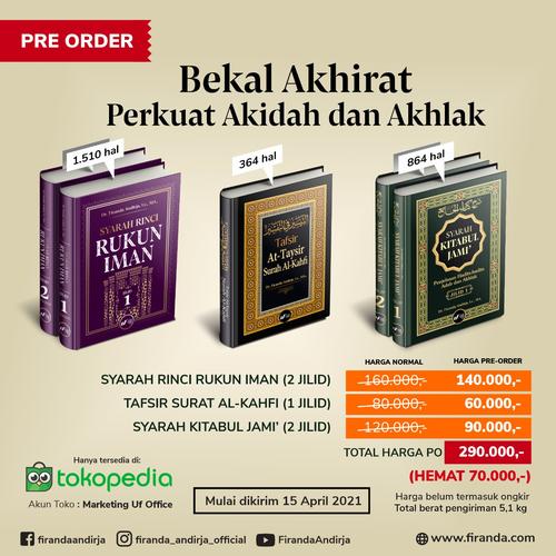 Foto Produk Paket 3 Judul - Perkuat Akidah dan Akhlak - Dr Firanda Andirja, MA dari Marketing Uf Office