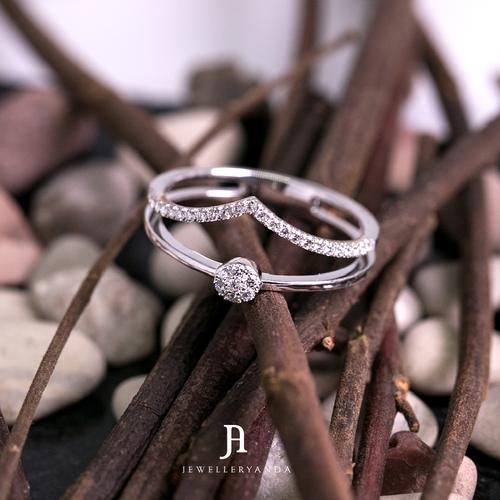 Foto Produk Calesta Ring - Diamond Ring - Jewelleryanda - 10 dari jewelleryAnda_