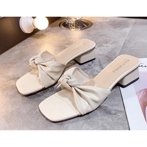 Foto Produk SANDAL HAK TAHU YNN - Hitam, 37 dari Adelissa Collection