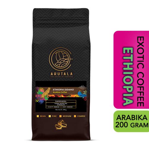 Foto Produk ARUTALA Kopi Ethiopia Sidamo Arabica 200 gram - Biji dari Arutala Online Co.