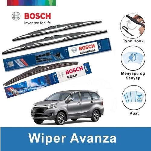 Foto Produk Wiper Depan Belakang Avanza Xenia BOSCH Set ADVANTAGE dari Indo Utama Otoparts