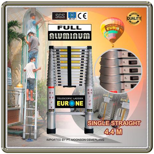 Foto Produk Tangga Teleskopik Single 4.4M Full Aluminum, EURONE-NEW dari Son Cemerlang