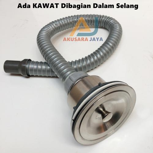 Foto Produk Selang Pembuangan Bak cuci Piring + Afur STAINLESS dari Akusara Jaya