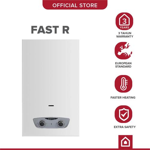 Foto Produk Pemanas Air Gas / Gas Instant Water Heater Ariston Fast R 5 L dari YALE Official Store