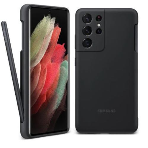 Foto Produk Original Galaxy S21 Ultra 5G Silicone Cover with S-Pen EF-PG99PTBEGUS dari TokoPDA Official Store