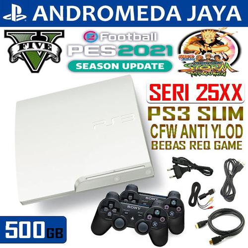 Jual Ps3 Slim 500 Gb Cfw Seri 2500 Putih 500gb 2 Stik Jakarta Utara Andromeda Jaya Tokopedia