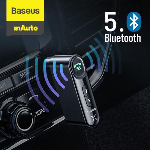 Foto Produk BASEUS CAR BLUETOOTH RECEIVER AUX 3.5MM WIRELESS AUDIO RECEIVER - Hitam dari Baseus Auto Life