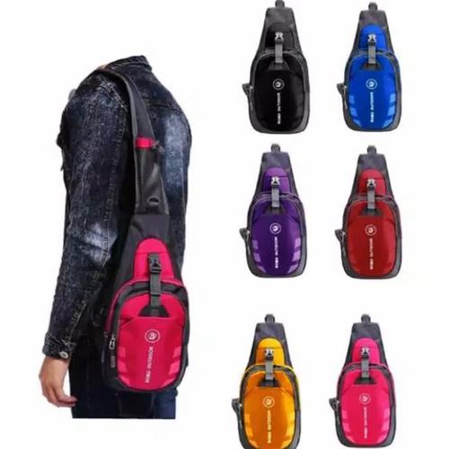 Foto Produk Tas bobo outdoor/tas sling bag/tas slempang murah/ tas kekinian - Merah Muda dari Cahaya Pelangi Surabaya