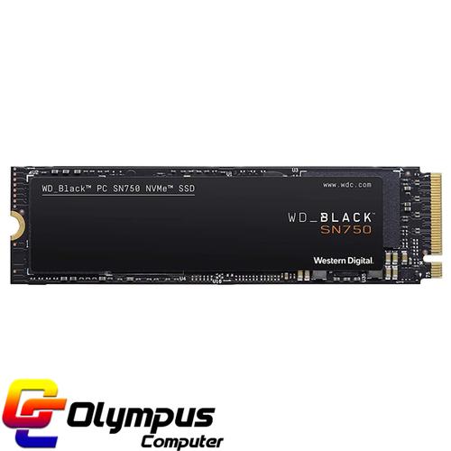 Foto Produk Baru SSD WD Black 500GB SN750 M.2 NVMe 2280 PCIe Gen3 dari OLYMPUS COMPUTER