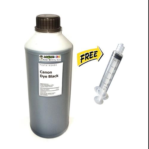 Foto Produk Tinta Printer Dye Korea Canon Black Anti Water & UV 1 Liter dari Doctorink