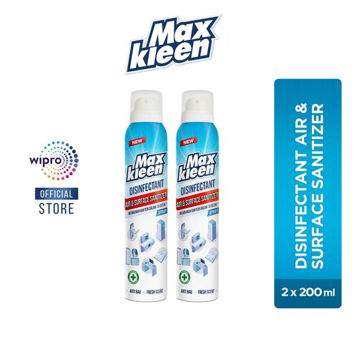 Foto Produk Maxkleen Disinfectant Air & Surface Sanitizer Twinpack dari Wipro Unza Official