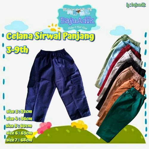 Foto Produk celana sirwal anak murah 3-9th - size 4 dari bajuadik
