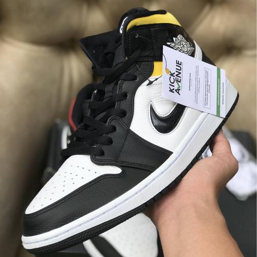 Air Jordan 1 Mid Quai 54 Four-Color Mandarin – Sport Fan City