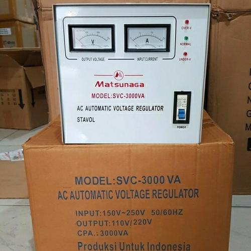 Foto Produk STABILIZER MATSUNAGA 3000 WATT STAVOL dari Manto Electronik