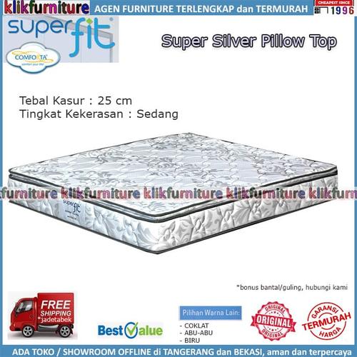 Foto Produk SUPERFIT SILVER SUPER (kasur 120x200) Comforta Springbed dari klikfurniture