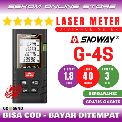 Foto Produk SNDWAY Meteran Laser Digital Distance 40 Meter SW-T40 dari SEKOM ONLINE STORE