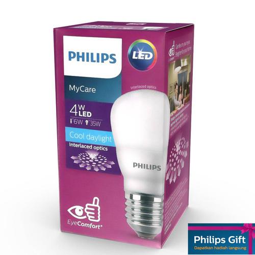 Foto Produk Philips LEDBulb 4W E27 APR 6500K 230V Putih dari Philips Lighting ID