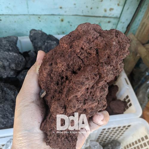 Gambar Batu Lava Merah / Red Lava Rock / Batu Aquascape dari Debu dan Angin Aquascape Kota Tangerang Selatan Tokopedia