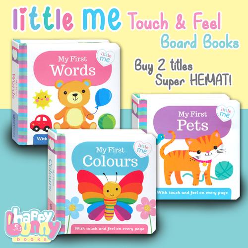 Foto Produk Little Me My First Words, Pets, Colours Touch & Feel Board Books (with - Words dari HappyBunnyBooks