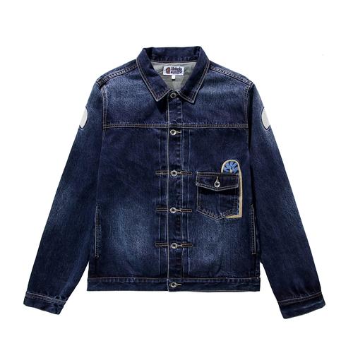 Jual JAKET PRIA BAPE JEANS JAKET DENIM 