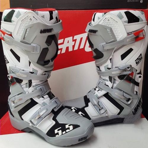 Jual Sepatu LEATT GPX Flexlock Boots Original Putih Kab