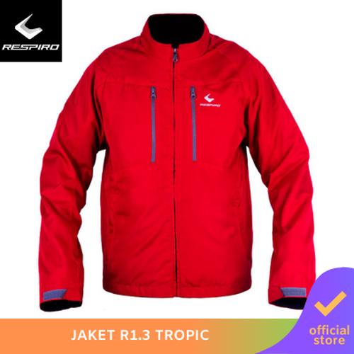 Foto Produk Respiro Tropic | Jaket Motor Pria Windproof Anti Angin - Merah, S dari Respiro Official Store