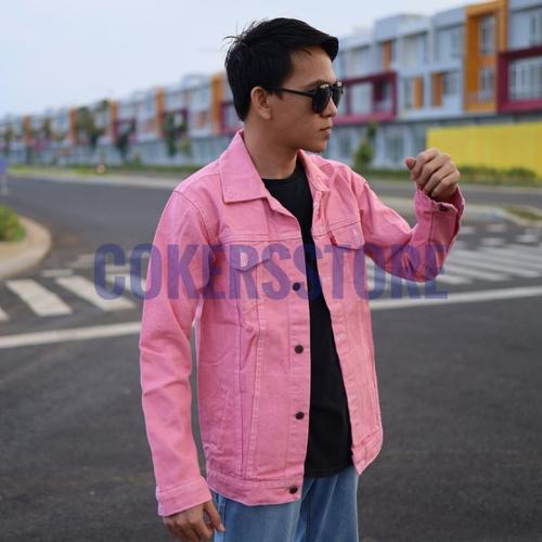 Jual Jaket Jeans Denim Casual Pria 