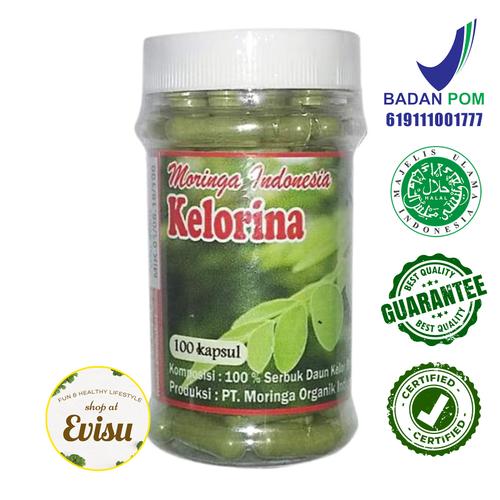 Foto Produk Kapsul Daun Kelor KELORINA isi 100 - Obat Berbagai Penyakit dari Evisu