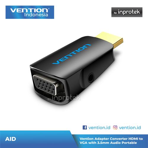 Foto Produk Vention Adapter Converter HDMI to VGA with 3.5mm Audio Portable dari Vention Indonesia