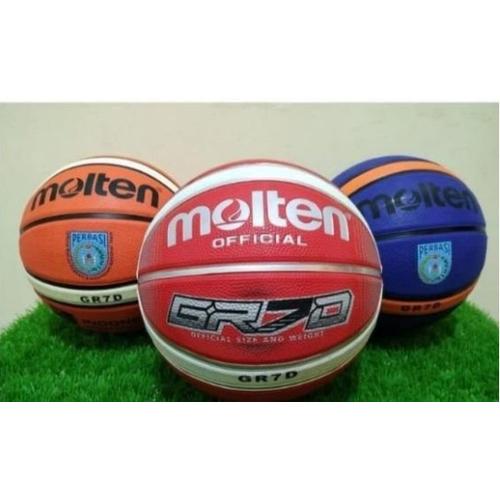 BOLA BASKET MOLTEN OFFICIAL IBL GR7D GR ORIGINAL FIBA ORIGINAL NEW  GR6, Merah di Jakartasports1 Tokopedia