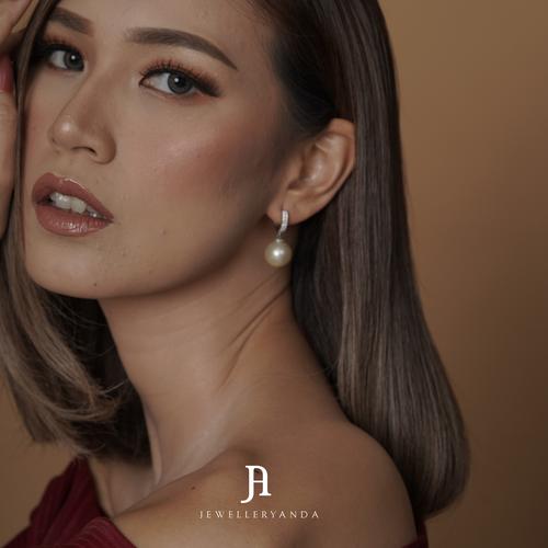 Foto Produk Pearl Diamond Earring - Diamond Earring - Jewelleryanda dari jewelleryAnda_