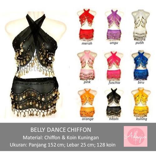 Jual Belly Dance Belt Selendang Sifon 