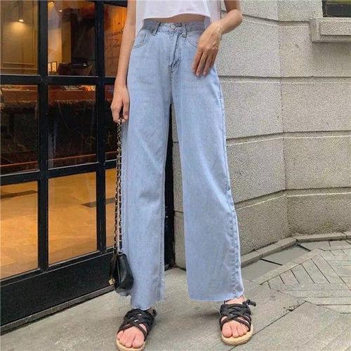 Jual Kulot jeans biru muda unfinished 