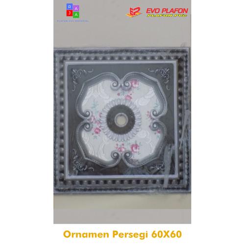 Gambar Ornamen Plafon Persegi Ukuran Kecil 60 X 60 Untuk Dudukan Lampu Hitam dari Raja plafon pvc Kota Bekasi Tokopedia