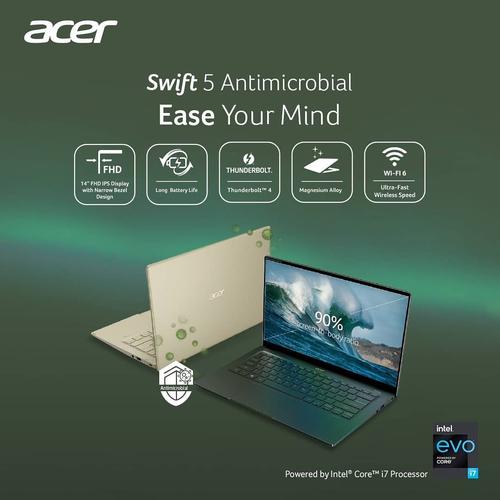 Foto Produk Acer Swift 5 Antimicrobial (SF514-54GT-797T) dari ITGARAGEID