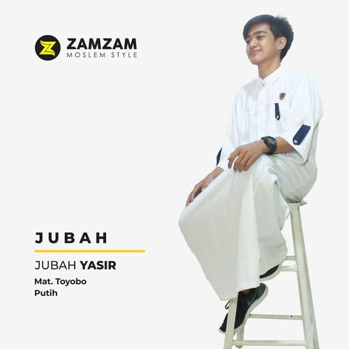 Foto Produk Jubah Pria Muslim Toyobo XXL - Putih, XXL dari griyahijabq