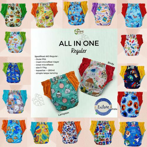 Foto Produk Clodi Ningrat AIO Reguler Model Celana (Popok kain) Ecer & Grosir dari Enilate