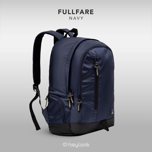 Foto Produk FREE CABLE USB TAS BACKPACK PRIA WANITA RANSEL LAPTOP SEKOLAH KULIAH - NAVY BLACK dari exploreco