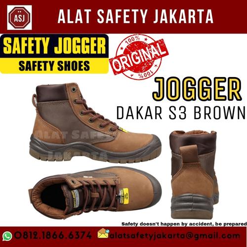 Jual Safety Shoes JOGGER DAKAR S3 Brown / Sepatu Safety JOGGER DAKAR S3