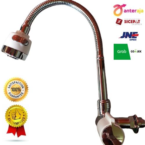 Foto Produk Keran Air Kran Angsa Flexibel Soligen WS4-W - Keran Air Cuci Piring dari Mandiri Batutulis