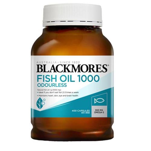 Foto Produk Blackmores Odourless 1000 Fish Oil 400 PCS dari HOLISTIC NUTRITION