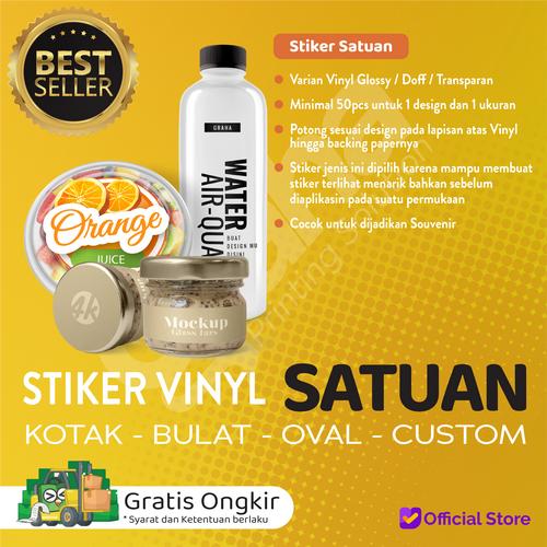 Gambar Cetak Stiker Vinyl Glossy / Doff / Transparant dari Graha Printing Kota Tangerang Tokopedia