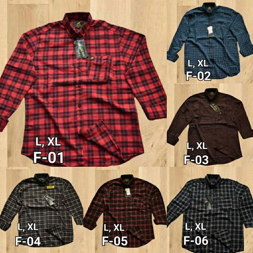 Foto Produk Kemeja Flanel - Kemeja Pria - Kemeja Flanel Cowok Cewek panjang dari Adera Fashion