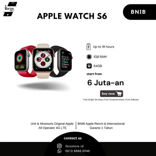 Jual Apple Watch Series 6 44mm 40mm 44 40 mm Red Gold Pink Space Grey Blue  - SPACE GRAY, 40MM - Kota Surabaya - iBros Store | Tokopedia